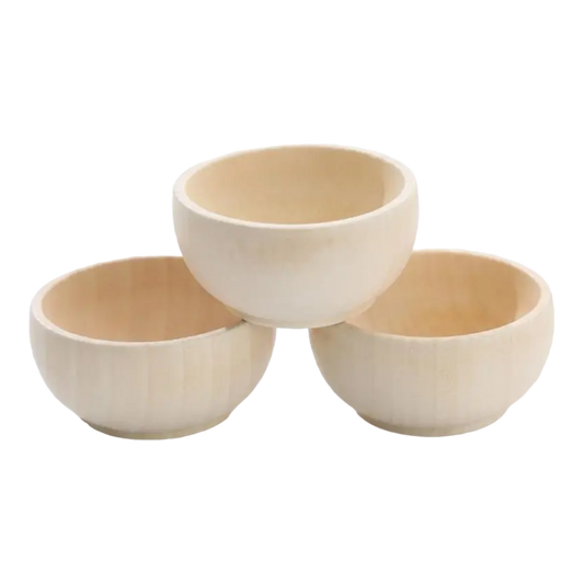 Wooden Sorting Bowls (QTY 3)
